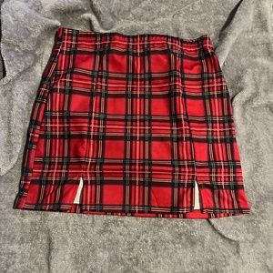 Plaid skirt